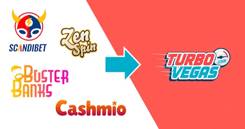 4 casinon slås ihop med Turbo Vegas - Se vilka här