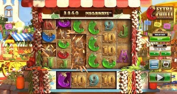 Avalance-funktionen i Extra Chilli