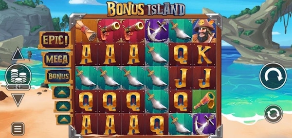 Bonus Island från Inspired Gaming