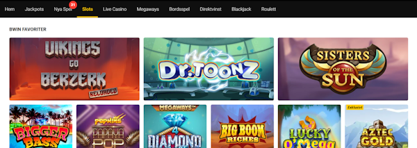 Bwin casino spelutbud