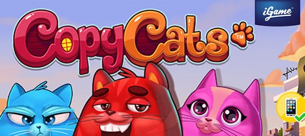 Få 100 Free Spins i NetEnts nya slot Copy Cats