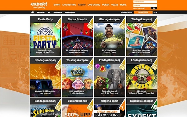 Kampanjsida Expekt