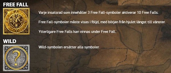 Specialsymbolerna i Gonzo's Quest