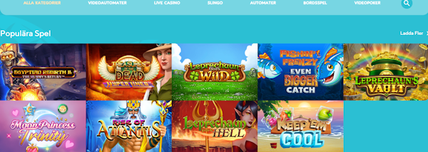 Fun casino spelutbud