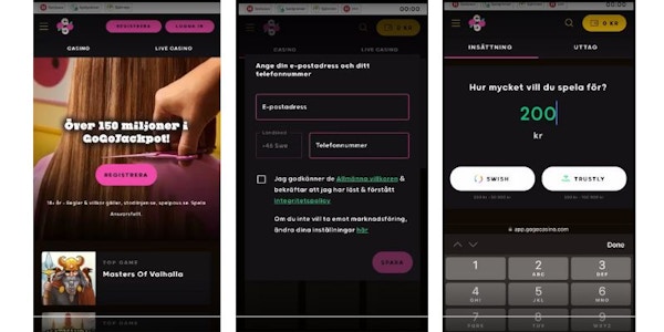 GoGo casino registrering