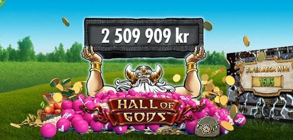Amanda från Malmö vann 2 509 909 kr på Hall of Gods