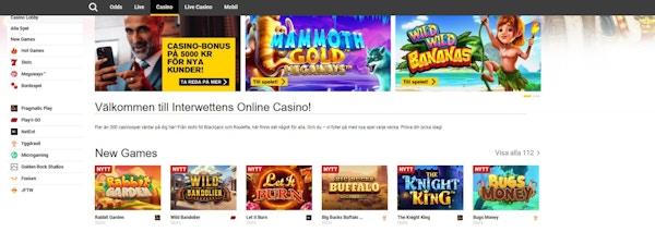 Interwetten casino spelutbud