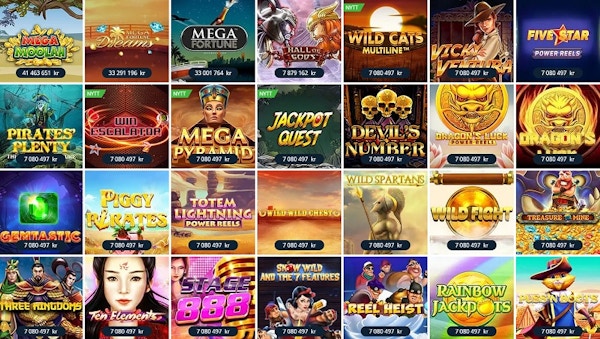 Jackpott-Hub som samlar alla spel med Jackpott