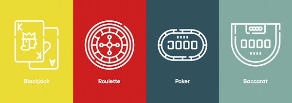 Fyra populära spel inom live casino