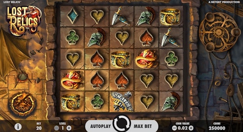 Lost Relics från NetEnt