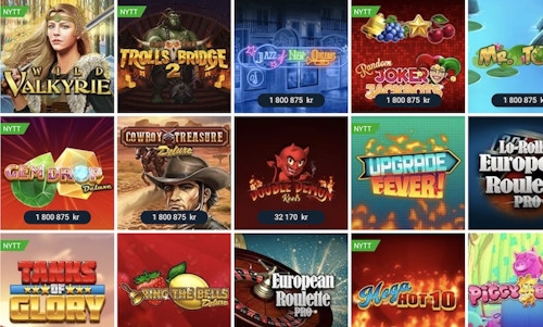 Testa klassiska och exklusiva spel här