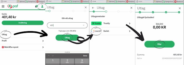 Paf casino spelutbud