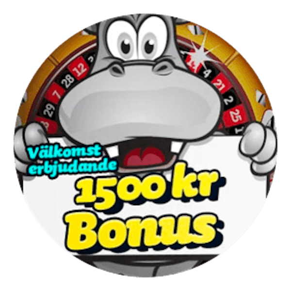 PlayHippo Rund Logga med Bonus