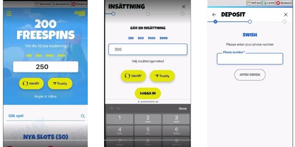 Prank Casino registrering