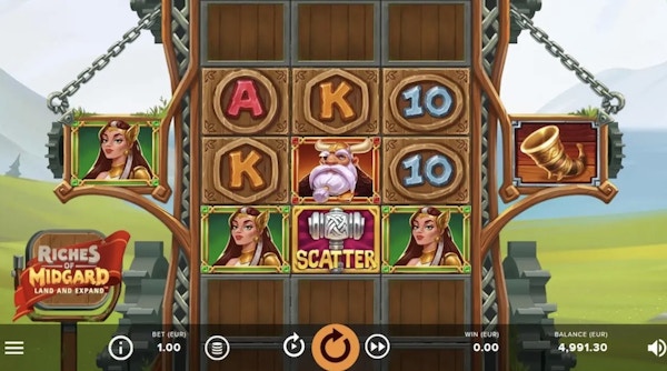 Riches of Midgard: Land and Expand från NetEnt