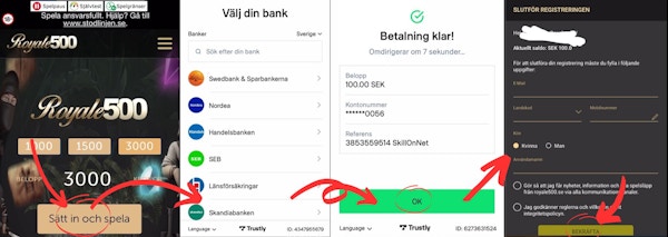 Royale500 registrering