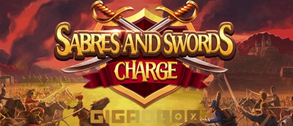 Sabres and Swords Charge Gigablox från Yggdrasil