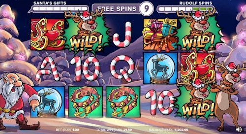Santa VS Rudolf från NetEnt