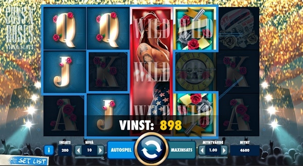 Slotsspel som är baserade på musikband & artister