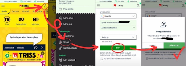 Svenska Spel Tur uttag