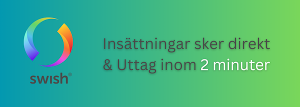 Swish insättningar direkt & utbetalningar inom 2 minuter