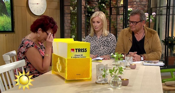 Skrapade fram 100 000 kr i direktsändning