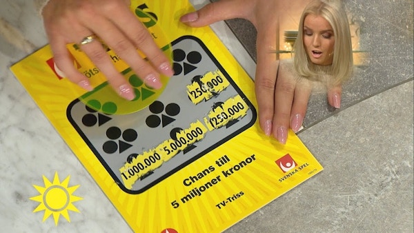 Solna-paret vann 100 000 kronor på Triss