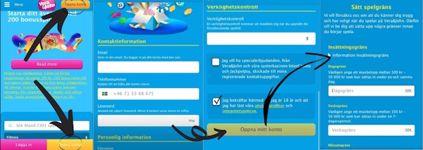 Vera & John casino registrering