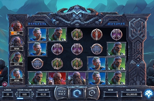 Startskärmen i Vikings Go To Hell